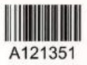 Picture of a bar code A121351